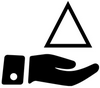 Bæredygtige bundlinjer bliver understøttet af bæredygtige processer og projekter. Her symbol for bæredygtige projekter.